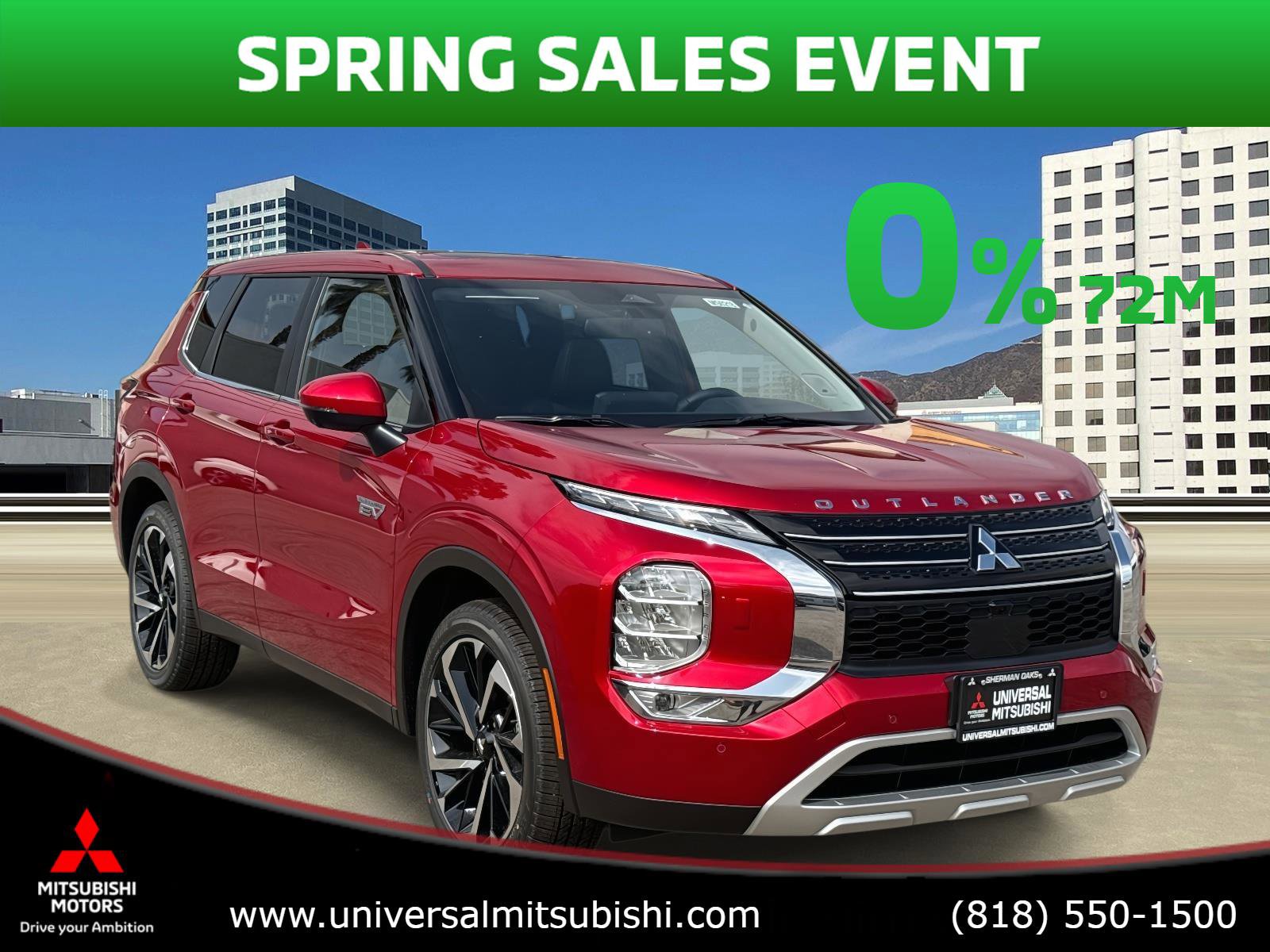 New 2025 Mitsubishi Outlander 4WD Plug-In Hybrid image 1