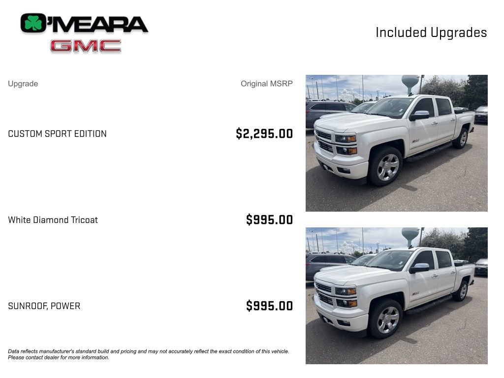 Used 2015 Chevrolet Silverado 1500 LTZ Z71 w/ Custom Sport Edition AWD/4WD image 4