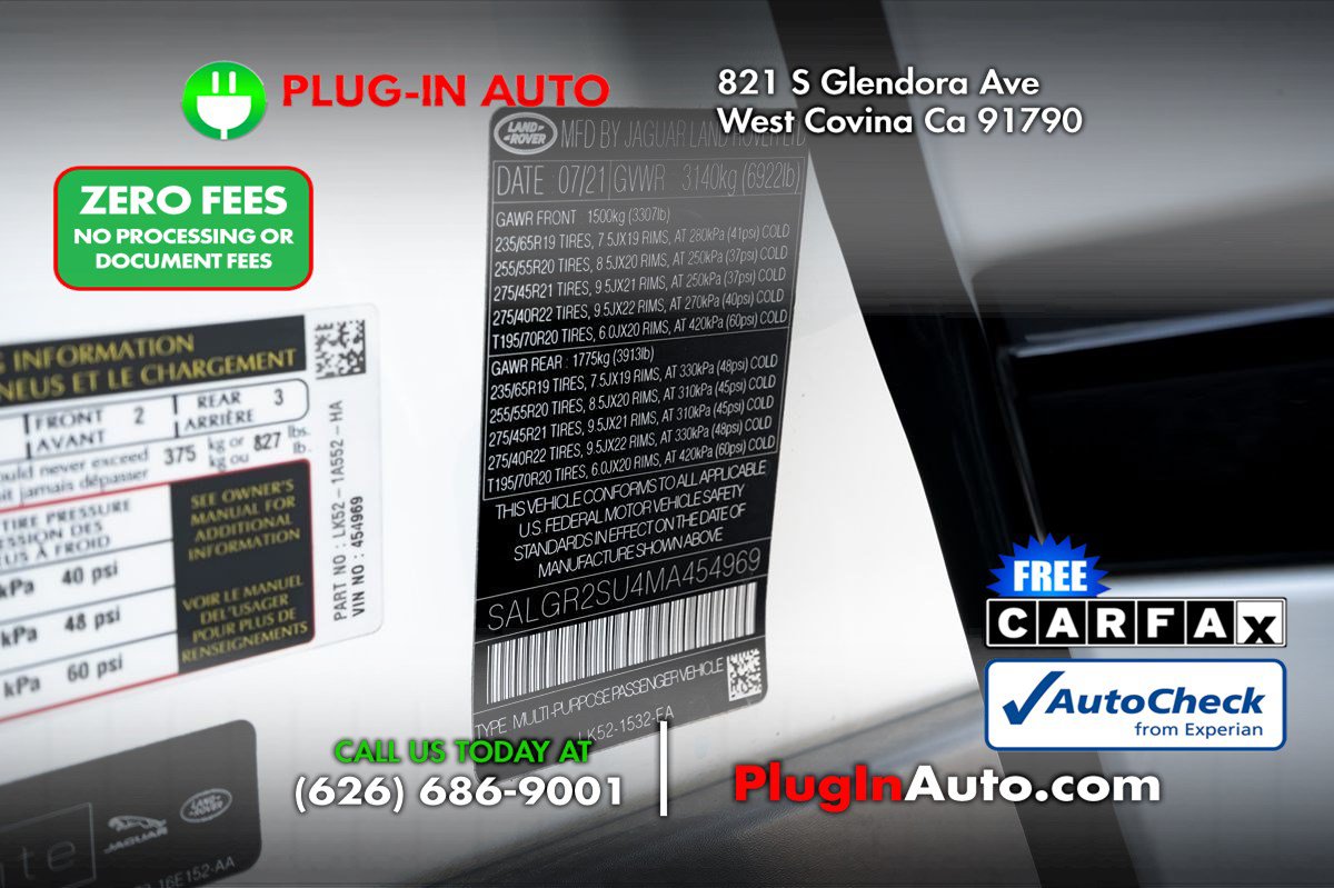 Used 2021 Land Rover Range Rover AWD/4WD image 9