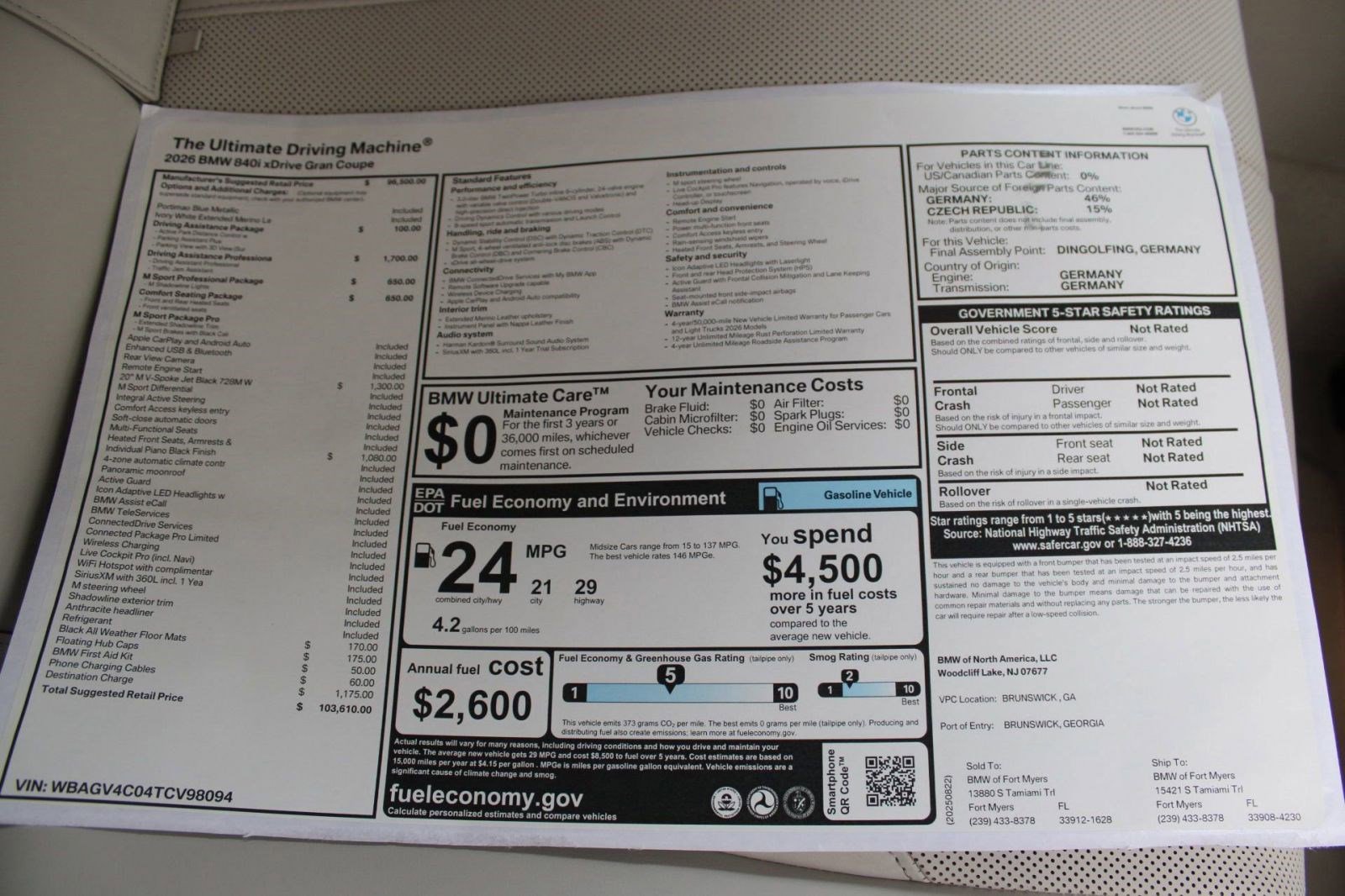 Used 2026 BMW 840i xDrive image 76