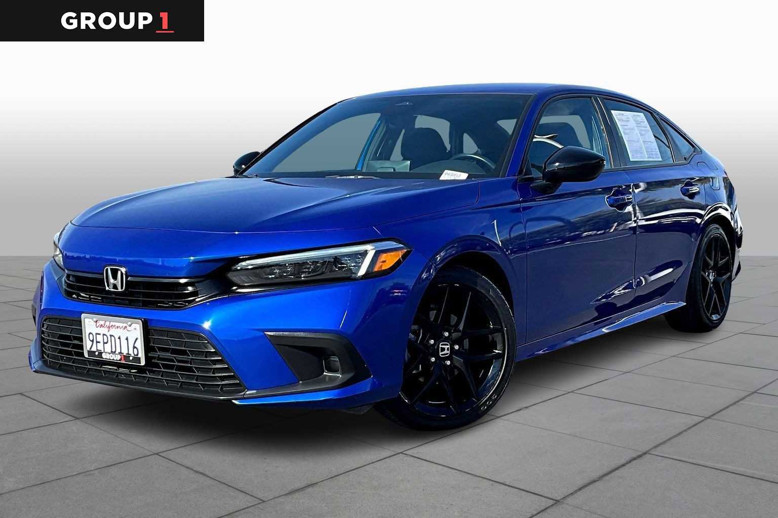 Certified 2022 Honda Civic Sport