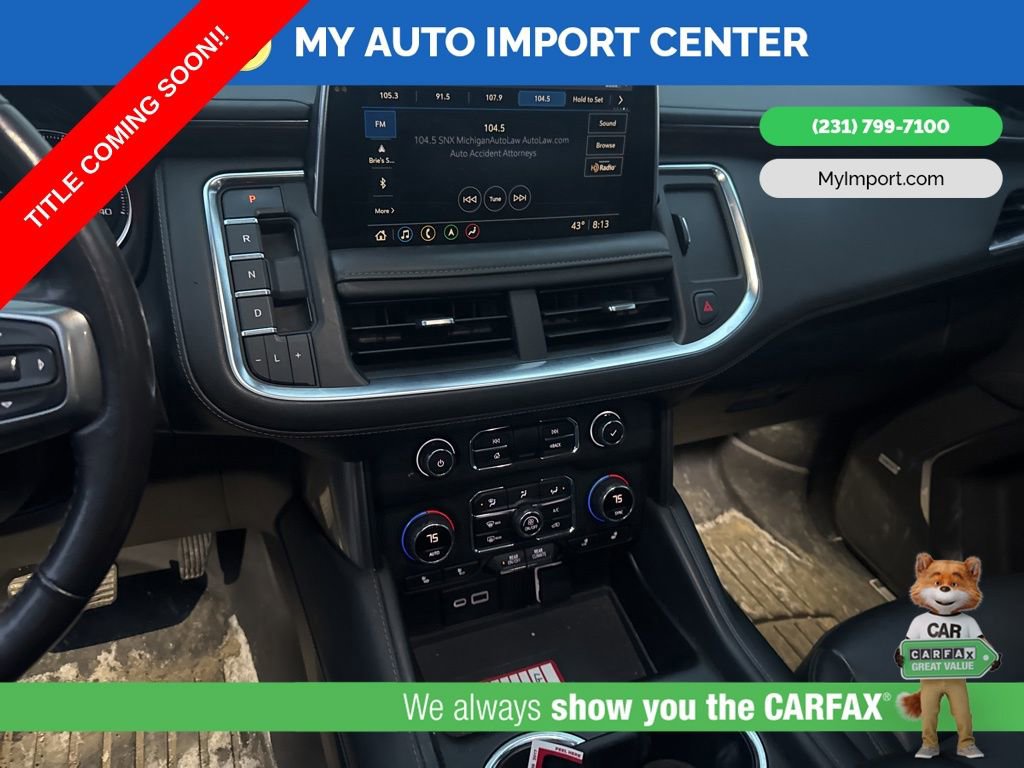 Used 2021 Chevrolet Tahoe LT w/ Rear Media and Nav Package image 13