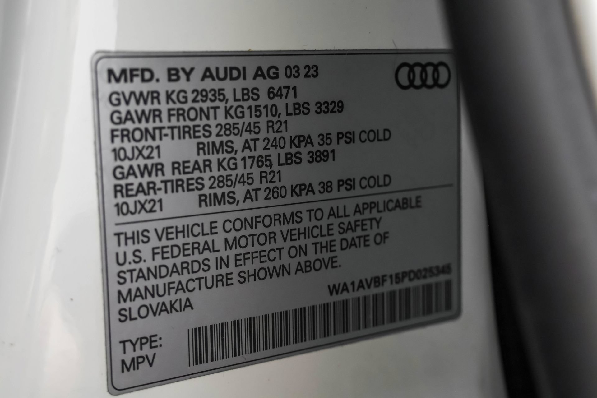 Used 2023 Audi Q8 Premium w/ Convenience Package AWD/4WD image 52