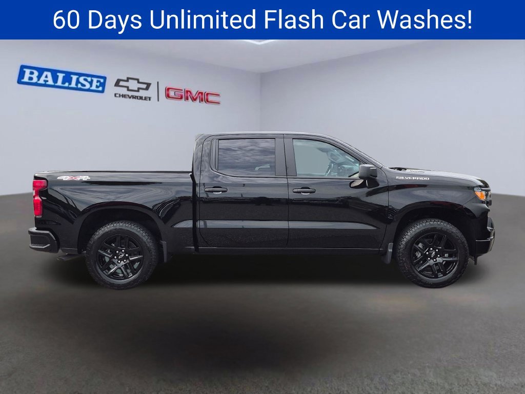 New 2026 Chevrolet Silverado 1500 Custom w/ Turbomax Blackout Package AWD/4WD image 2