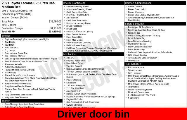 Used 2021 Toyota Tacoma SR5 RWD image 56