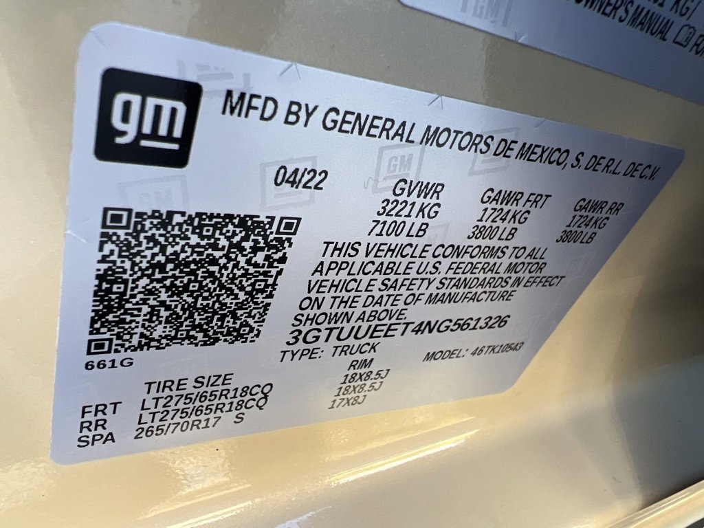 Used 2022 GMC Sierra 1500 AT4 w/ AT4 Premium Package image 25