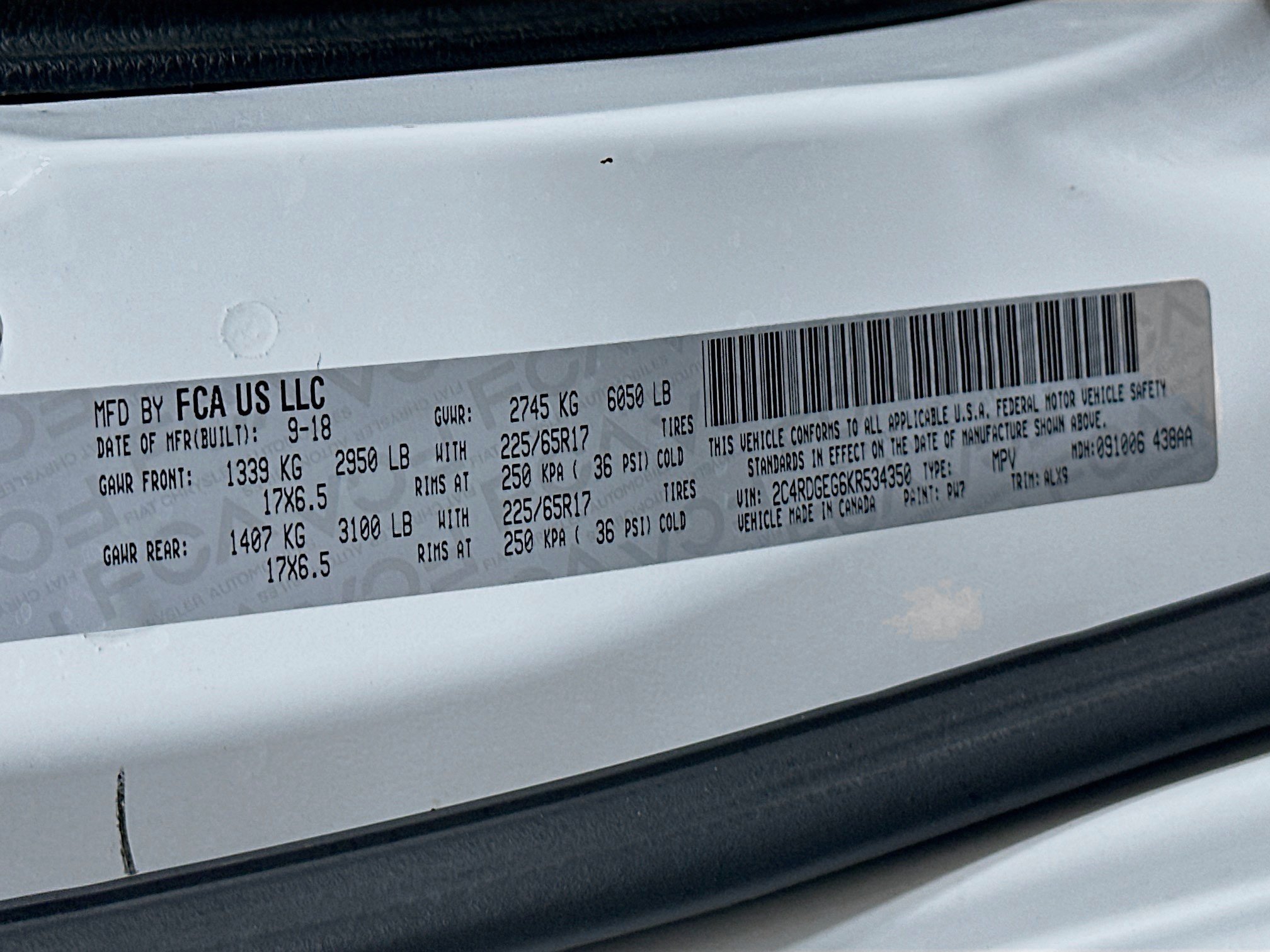Used 2019 Dodge Grand Caravan GT FWD image 12