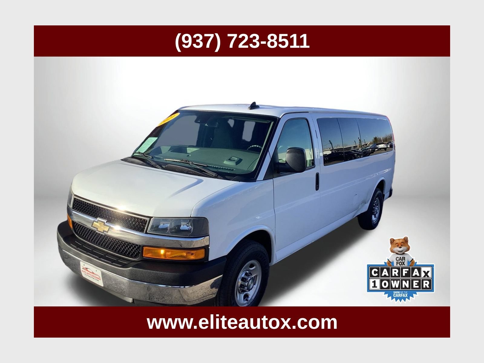 Used 2021 Chevrolet Express 3500 LT w/ LT Preferred Equipment Group RWD image 1