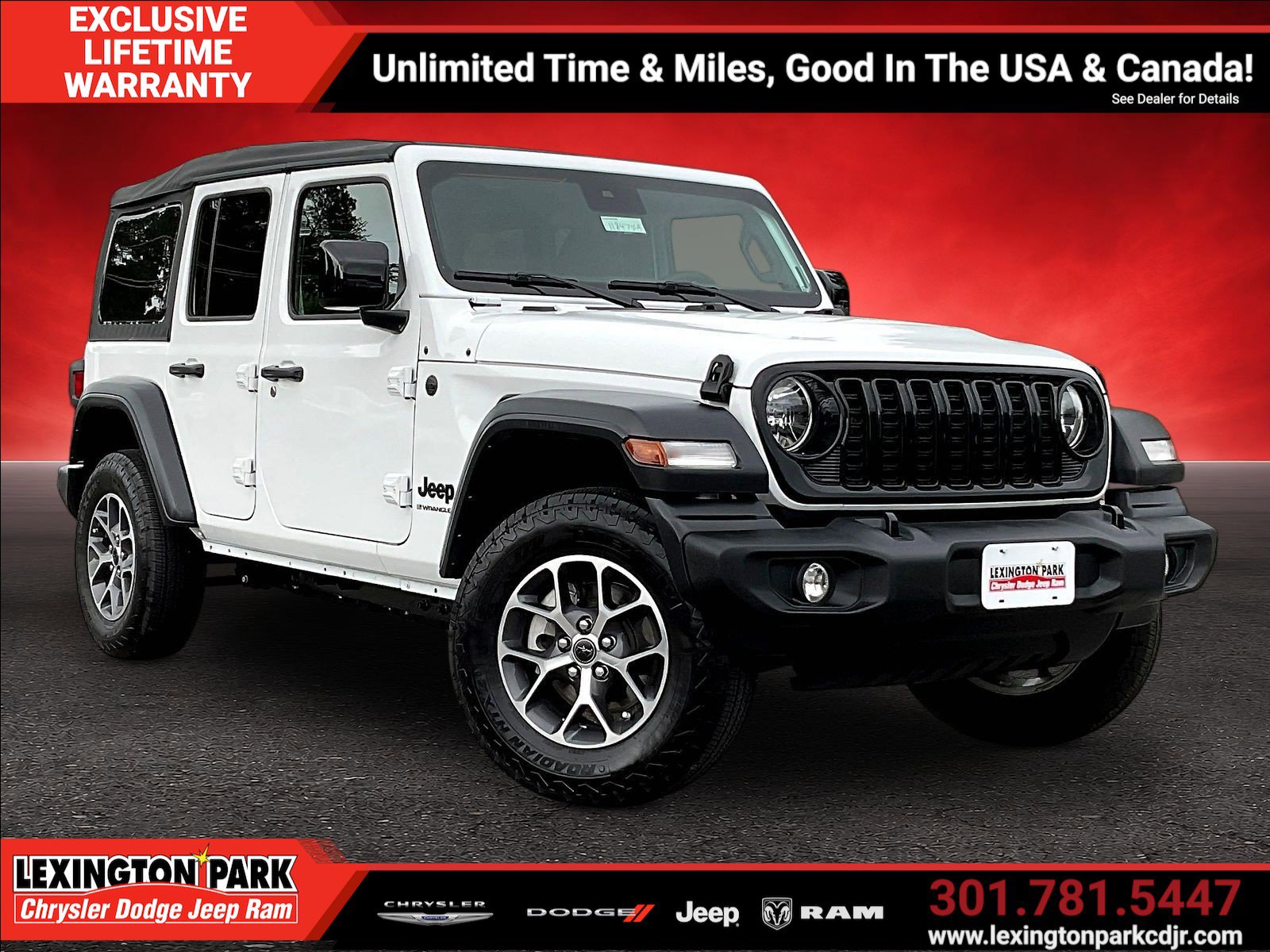 Used 2025 Jeep Wrangler Unlimited Sport AWD/4WD image 1