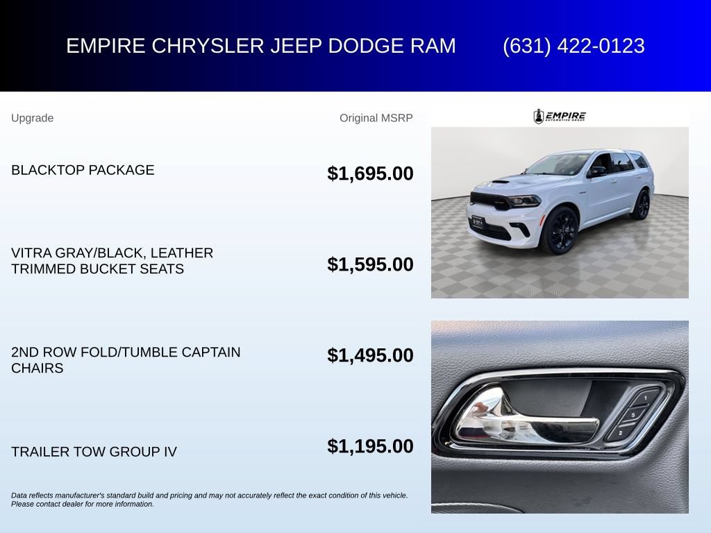 Used 2022 Dodge Durango R/T w/ Blacktop Package AWD/4WD image 6