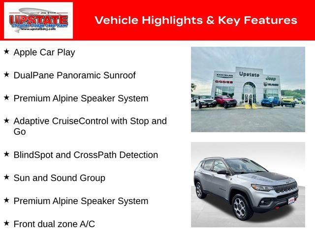 Used 2022 Jeep Compass Trailhawk w/ Sun and Sound Group image 5