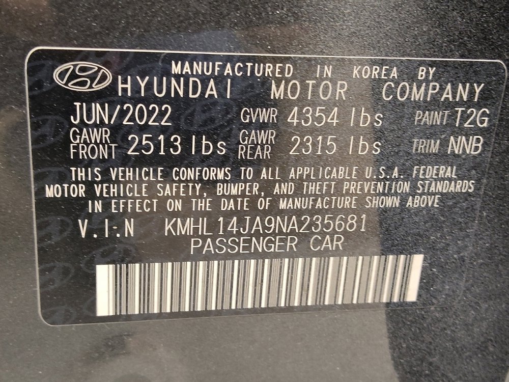 Used 2022 Hyundai Sonata SEL w/ Convenience Package FWD image 33