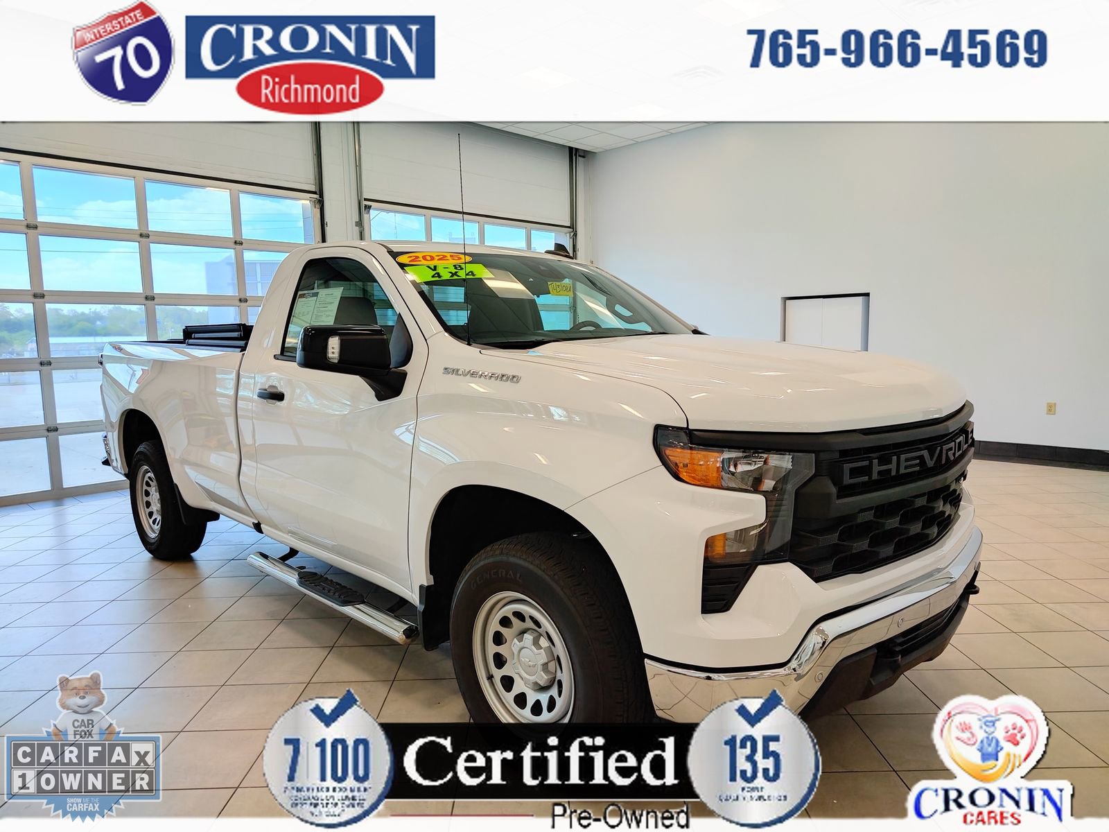 Used 2025 Chevrolet Silverado 1500 W/T w/ WT Safety Package