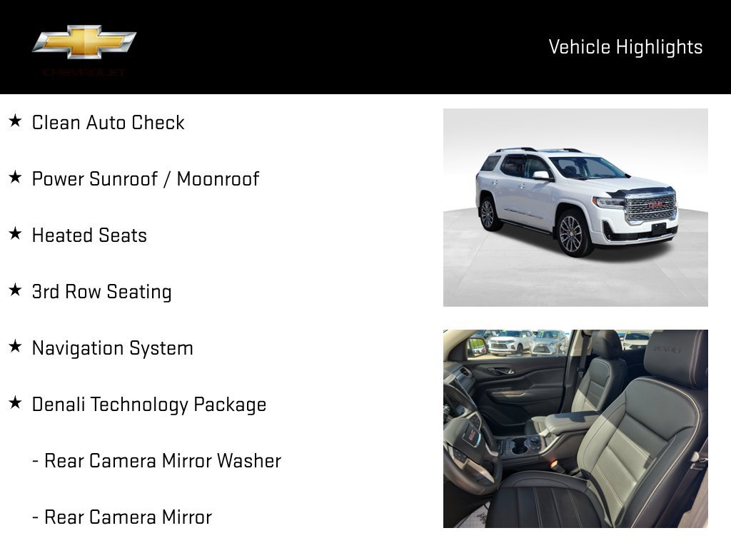 Used 2023 GMC Acadia Denali w/ Denali Ultimate Package AWD/4WD image 18