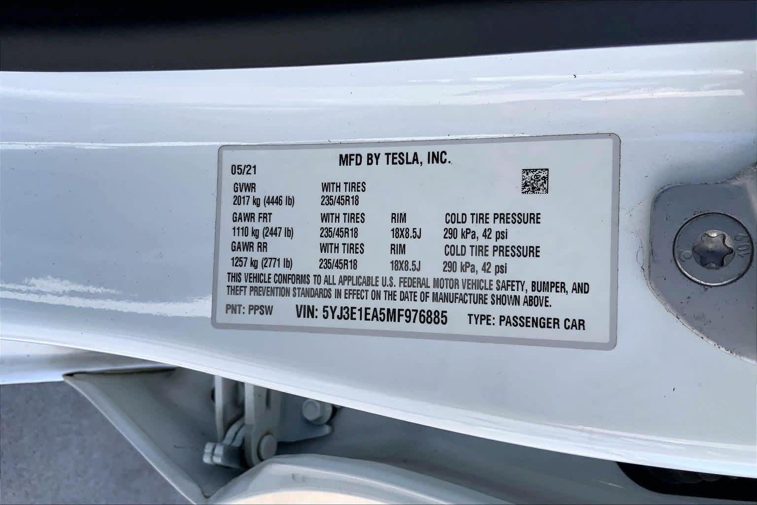 Used 2021 Tesla Model 3 Standard Range Plus RWD image 20