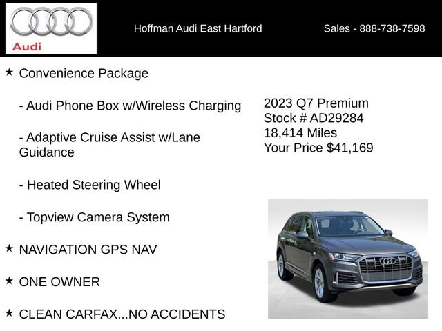 Certified 2023 Audi Q7 2.0T Premium w/ Convenience Package AWD/4WD image 6