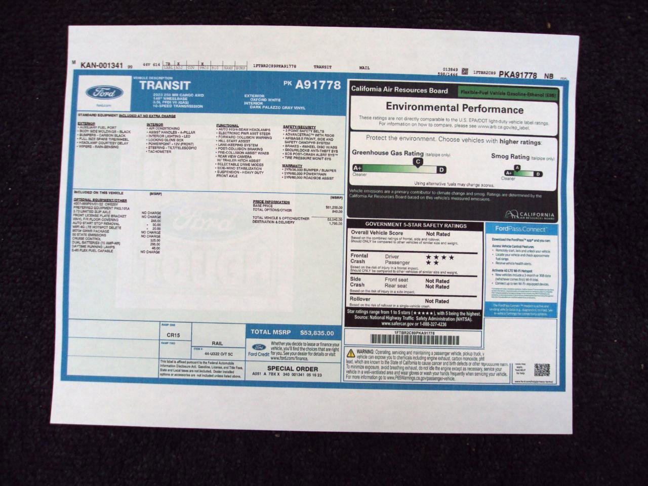 Used 2023 Ford Transit 250 Medium Roof AWD image 32