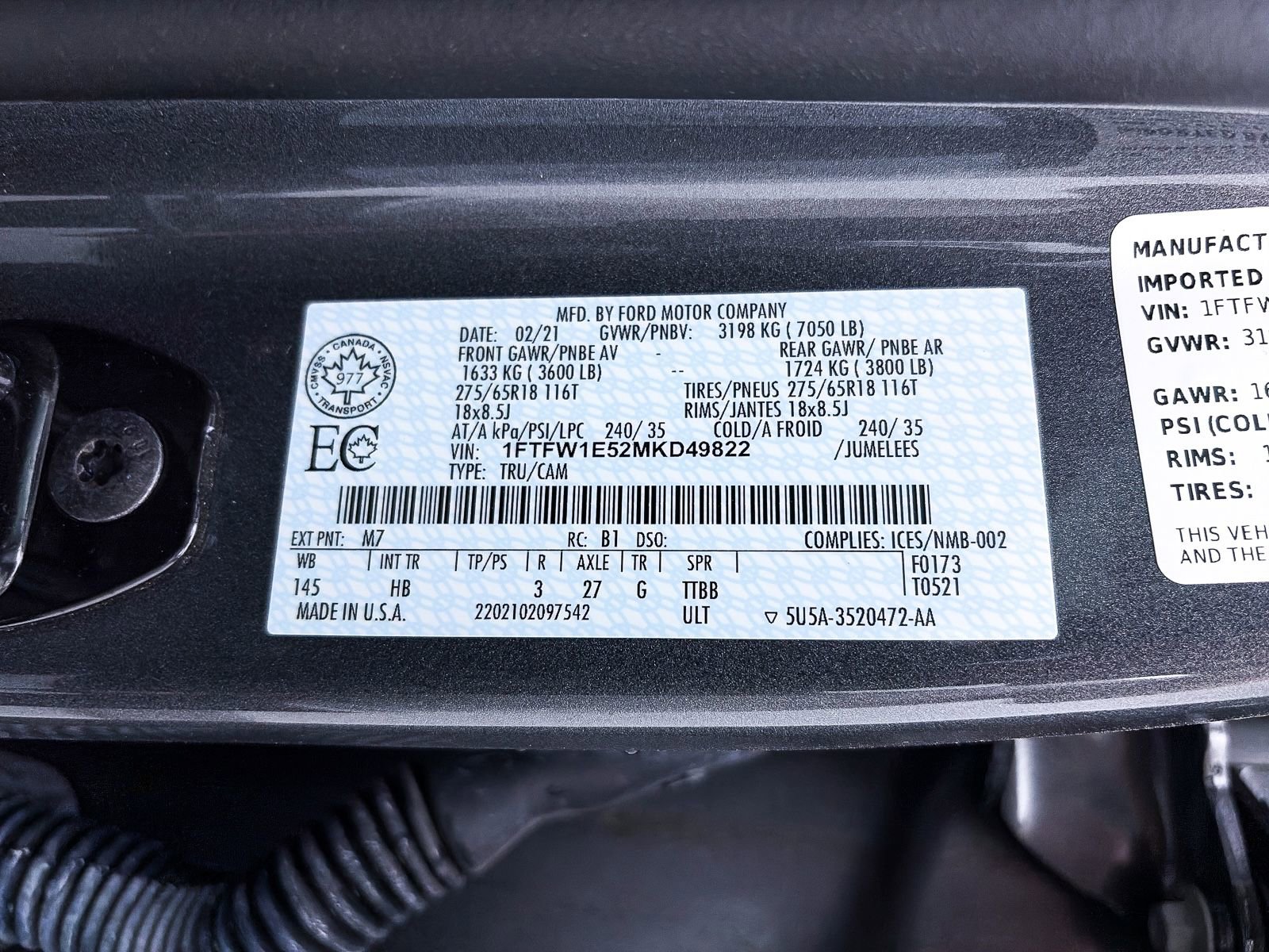 Used 2021 Ford F150 Lariat image 43