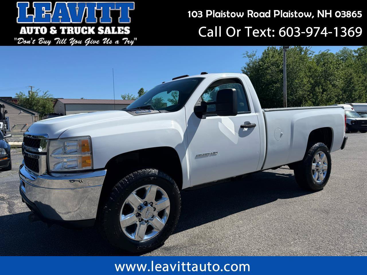Used 2011 Chevrolet Silverado 2500 W/T w/ Snow Plow Prep Package AWD/4WD image 1