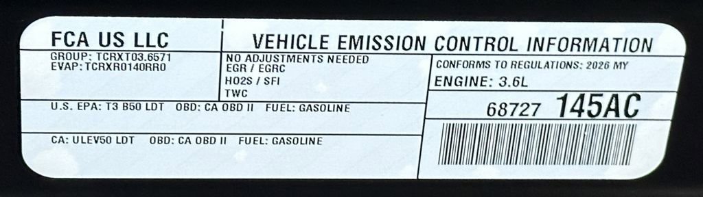 New 2026 Chrysler Voyager LX image 44