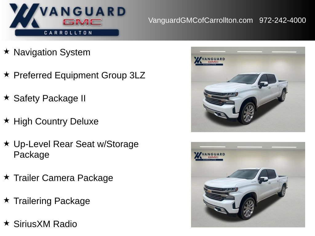 Used 2019 Chevrolet Silverado 1500 High Country w/ Trailer Camera Package AWD/4WD image 6