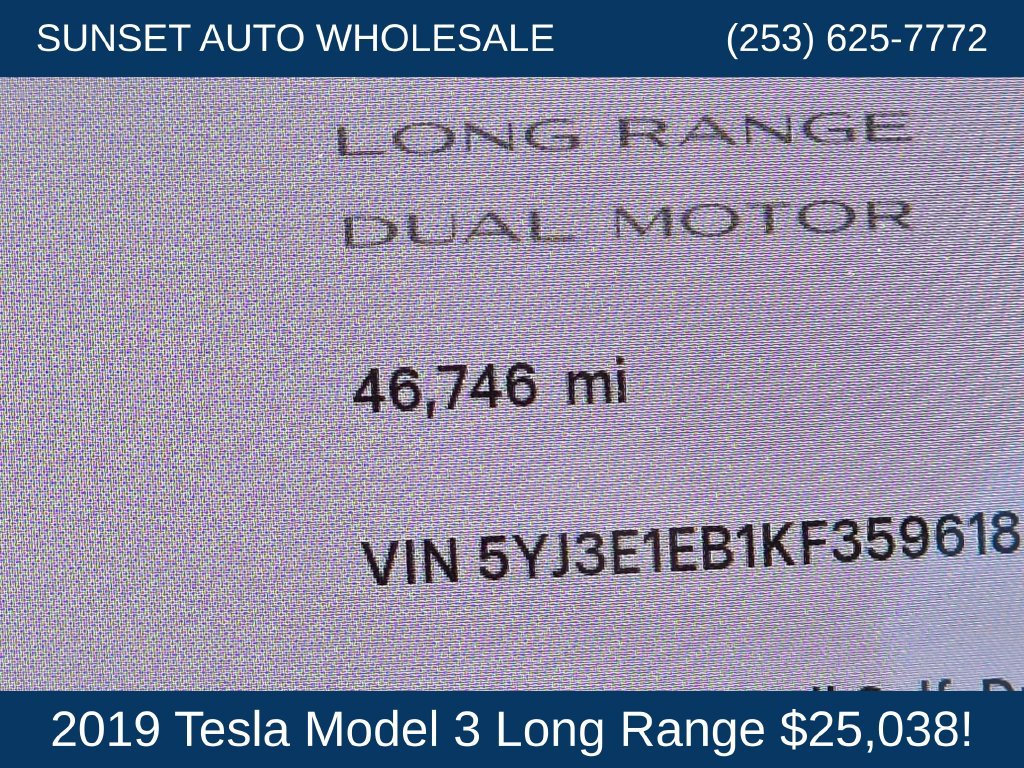 Used 2019 Tesla Model 3 Long Range AWD/4WD image 34