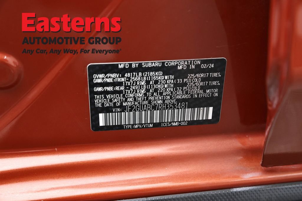 Used 2024 Subaru Crosstrek 2.0i AWD/4WD image 35