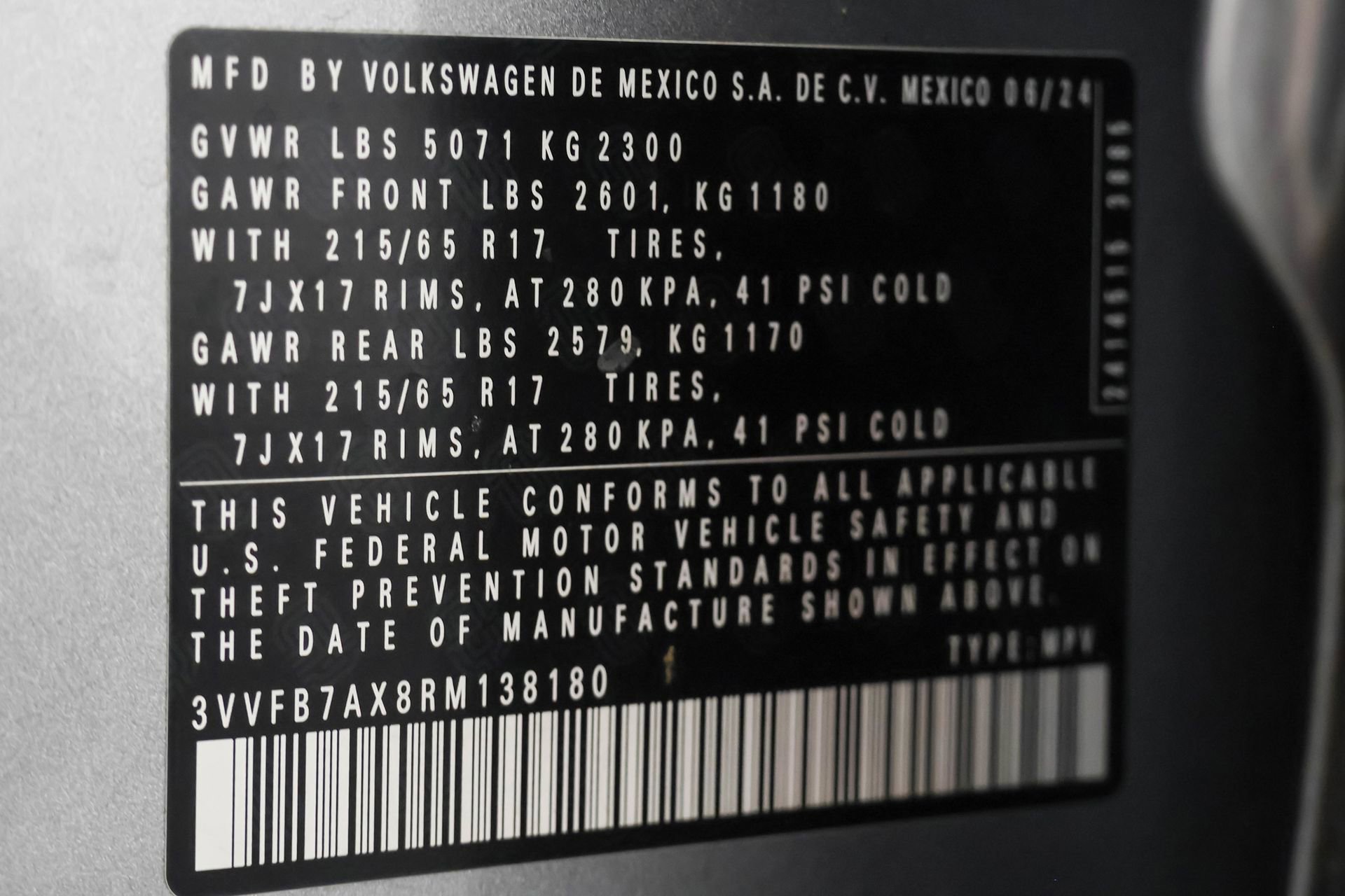 Used 2024 Volkswagen Tiguan S AWD/4WD image 48