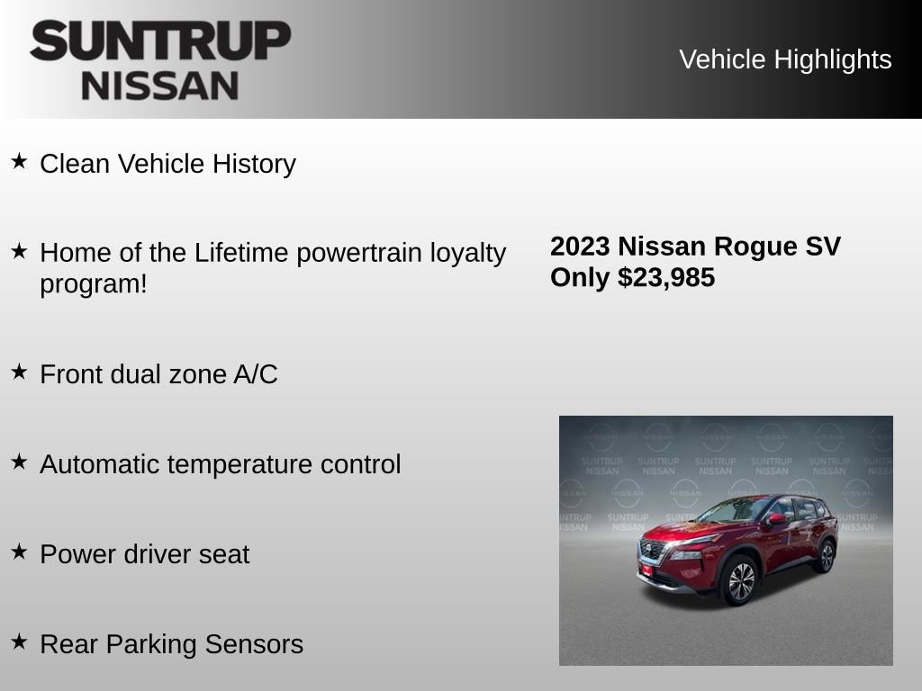Used 2023 Nissan Rogue SV AWD/4WD image 8
