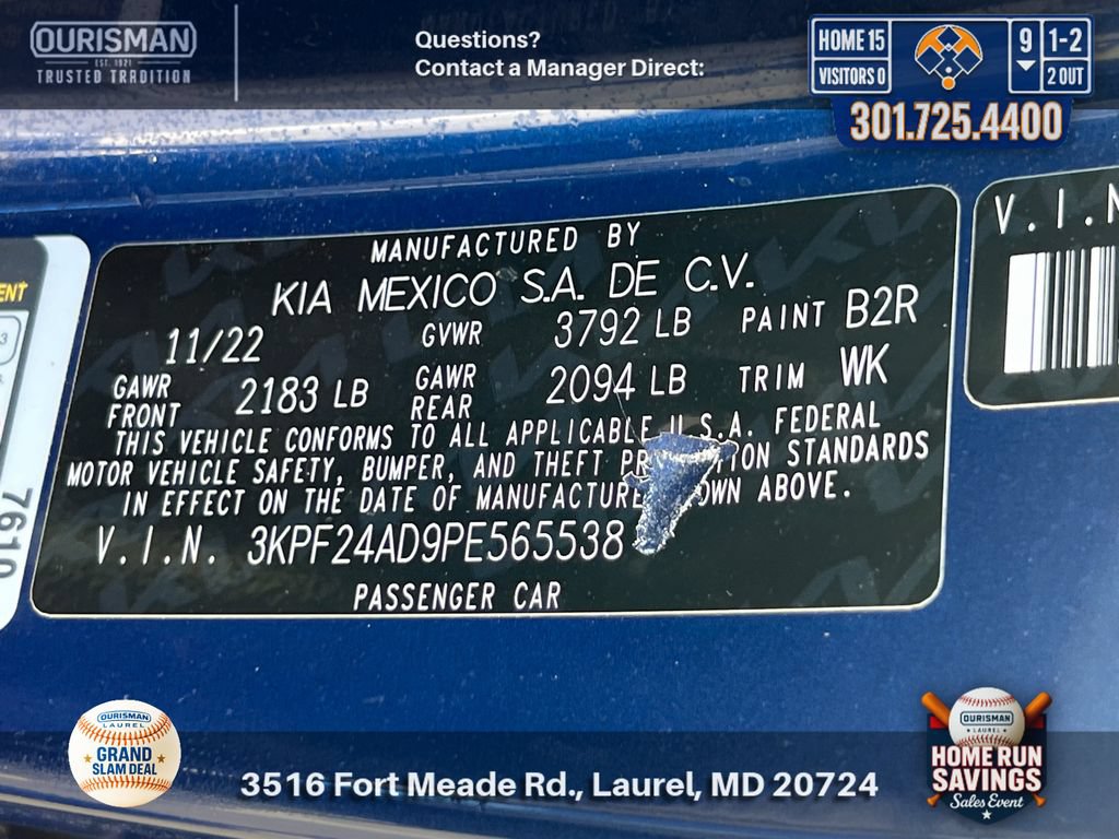 Used 2023 Kia Forte LXS FWD image 30