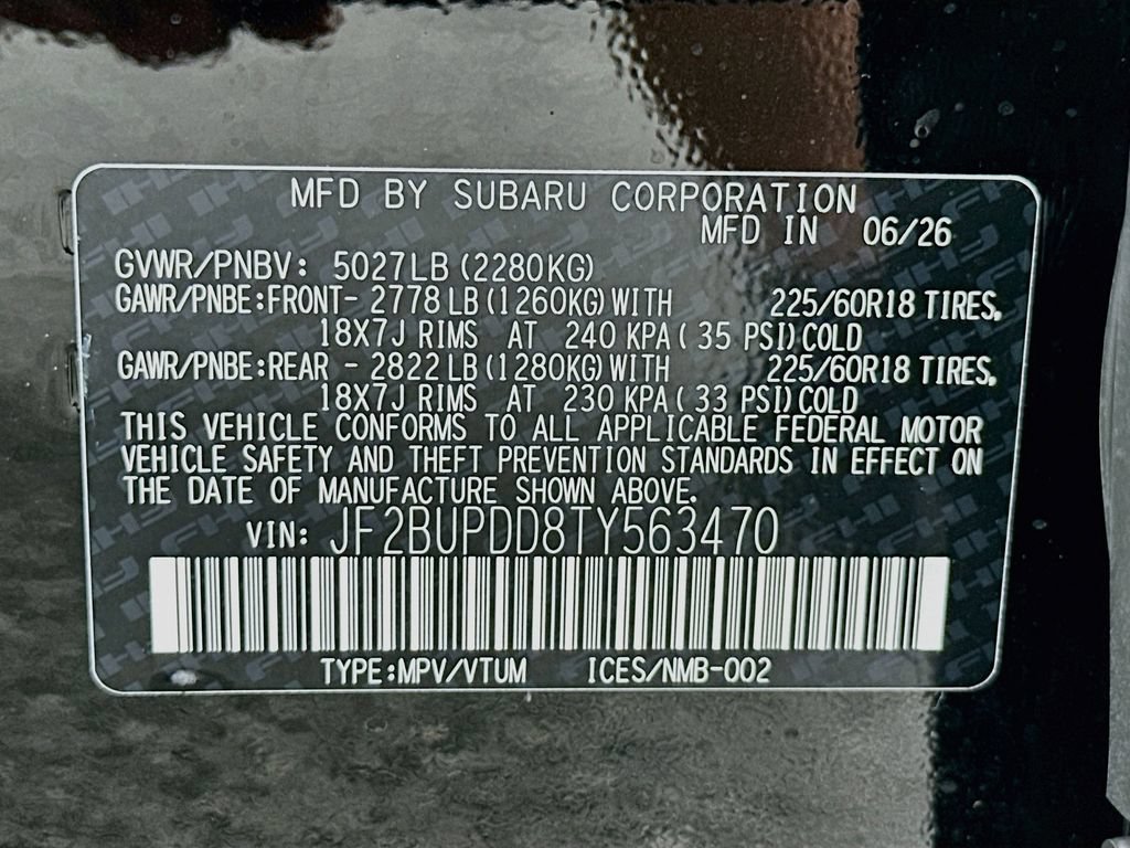 New 2026 Subaru Outback Limited AWD/4WD image 32