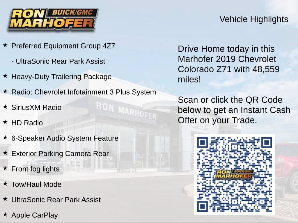Used 2019 Chevrolet Colorado Z71 AWD/4WD image 15