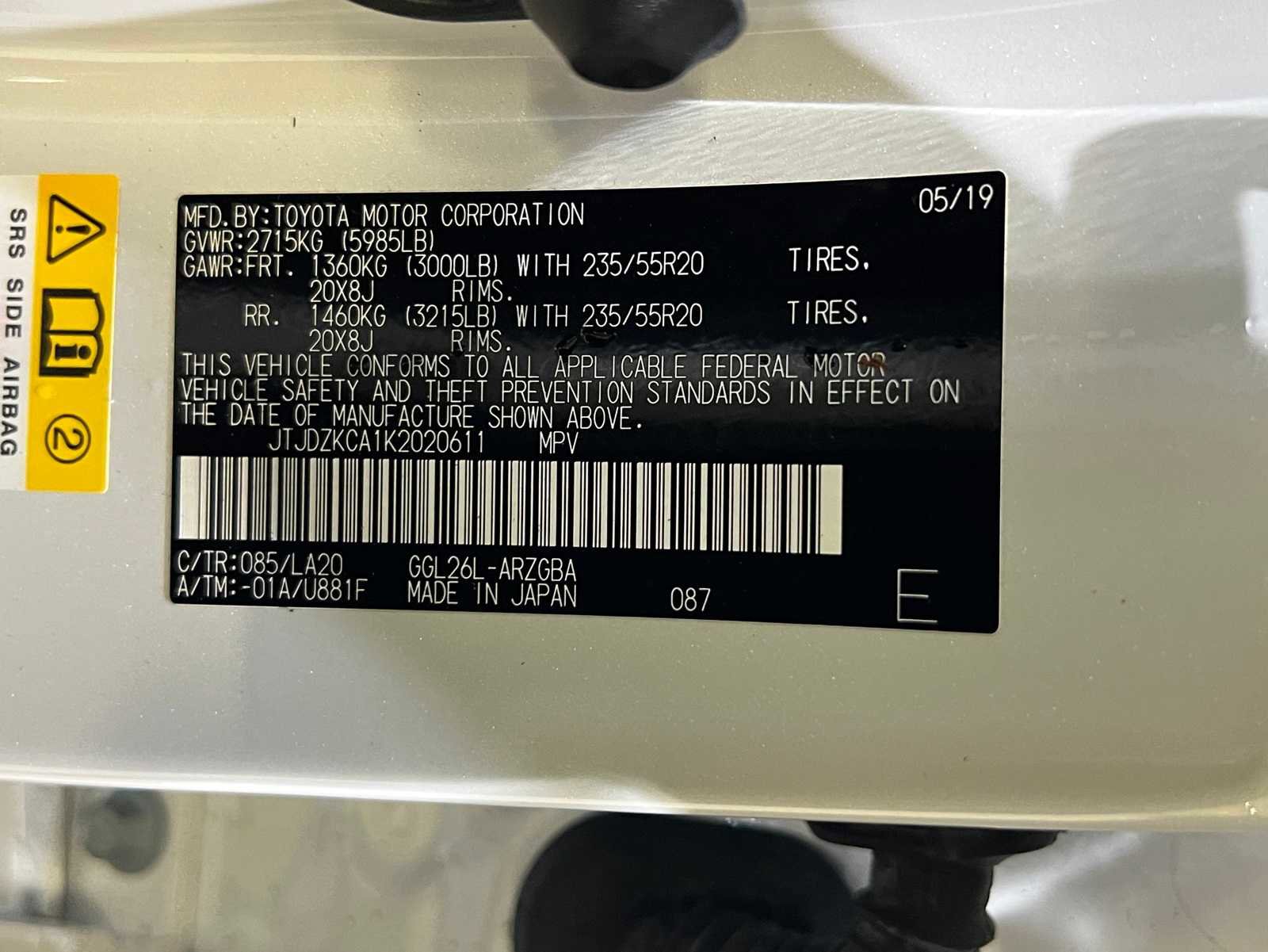 Used 2019 Lexus RX 350L Luxury image 29