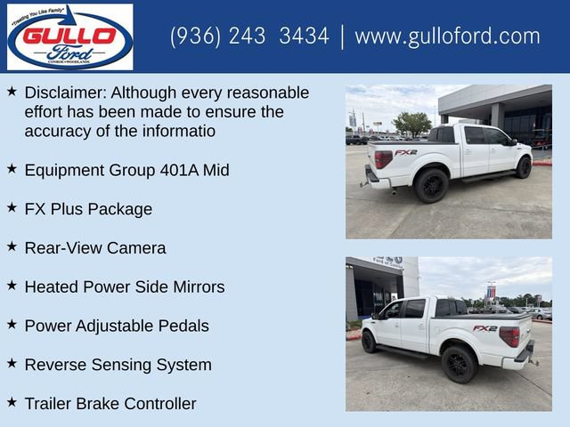 Used 2013 Ford F150 FX2 w/ Mid Equipment Group RWD image 7
