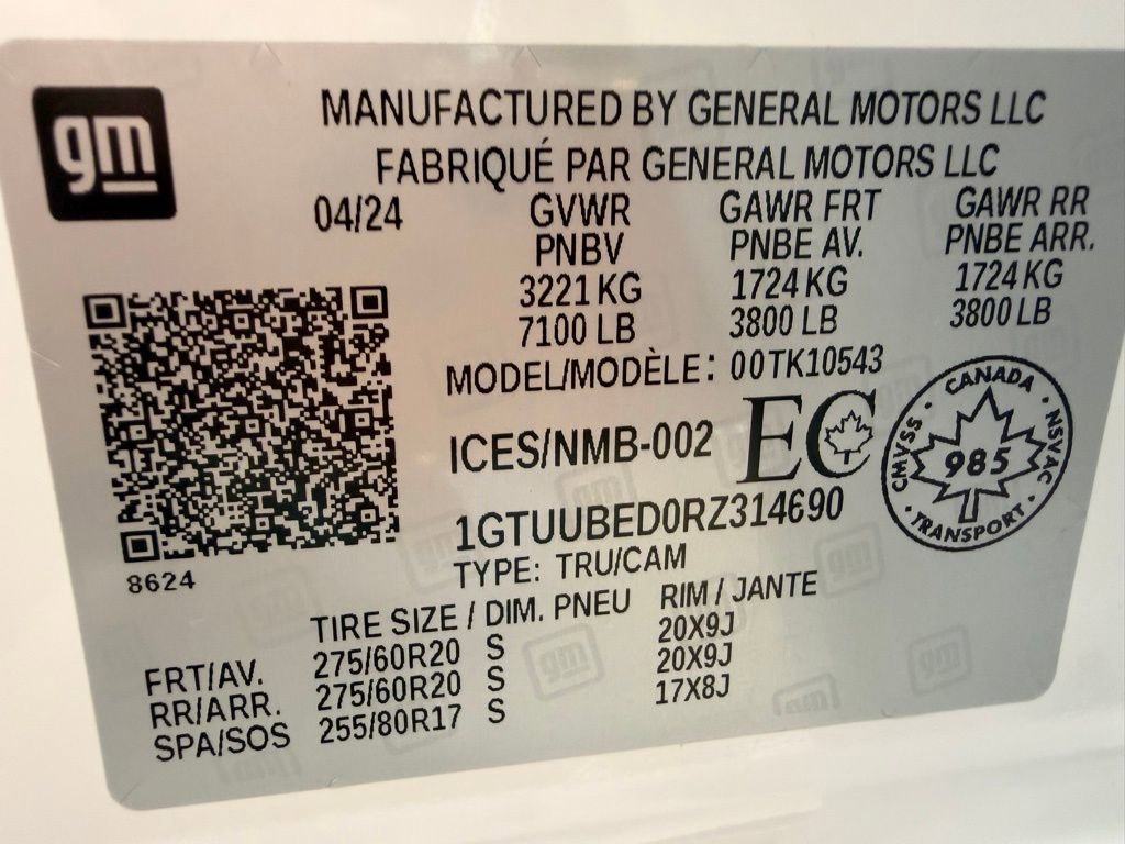 Used 2024 GMC Sierra 1500 SLE w/ Preferred Package image 57