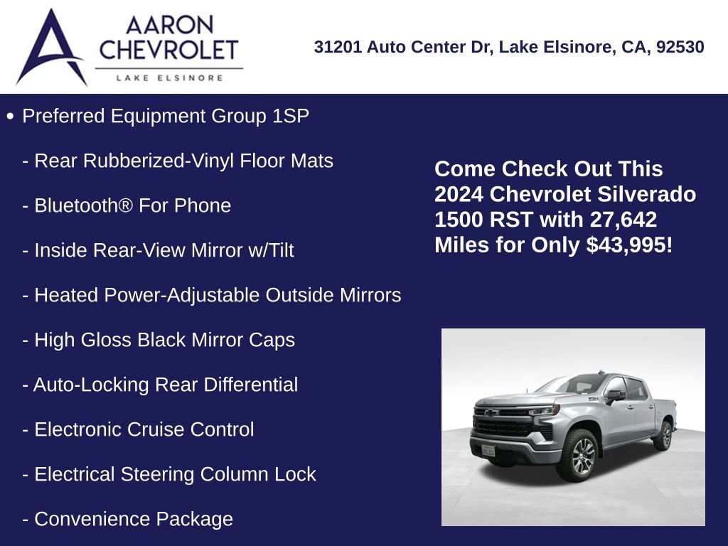 Used 2024 Chevrolet Silverado 1500 RST w/ RST All Star Premium Package AWD/4WD image 10