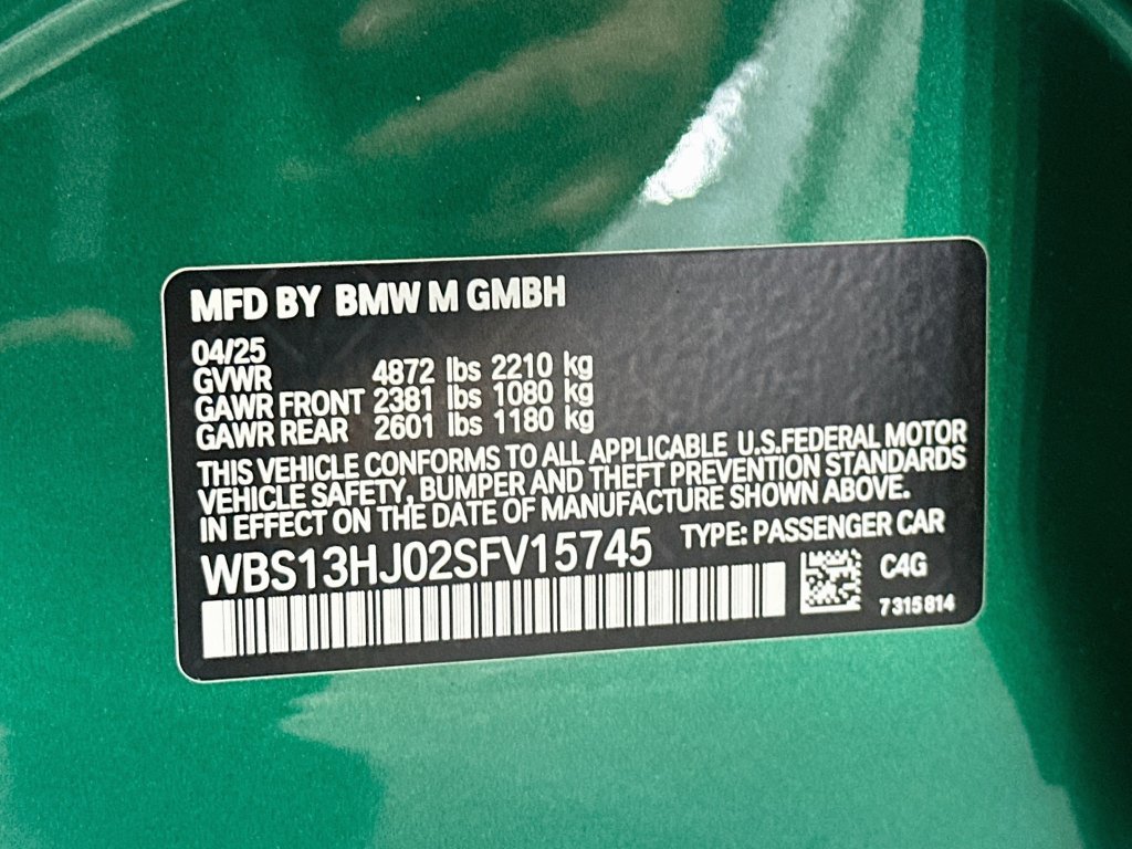 Used 2025 BMW M3 w/ Executive Package RWD image 33