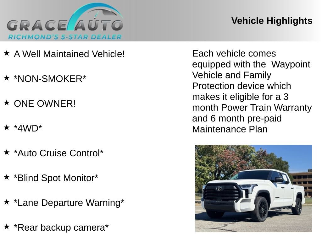 Used 2022 Toyota Tundra SR5 w/ SR5 Convenience Package image 2