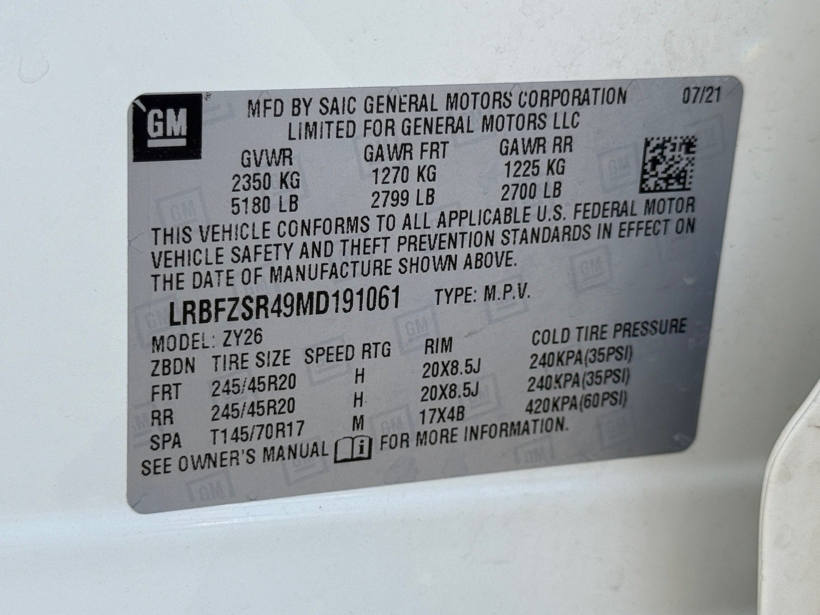 Used 2021 Buick Envision Avenir w/ Technology Package II AWD/4WD image 34