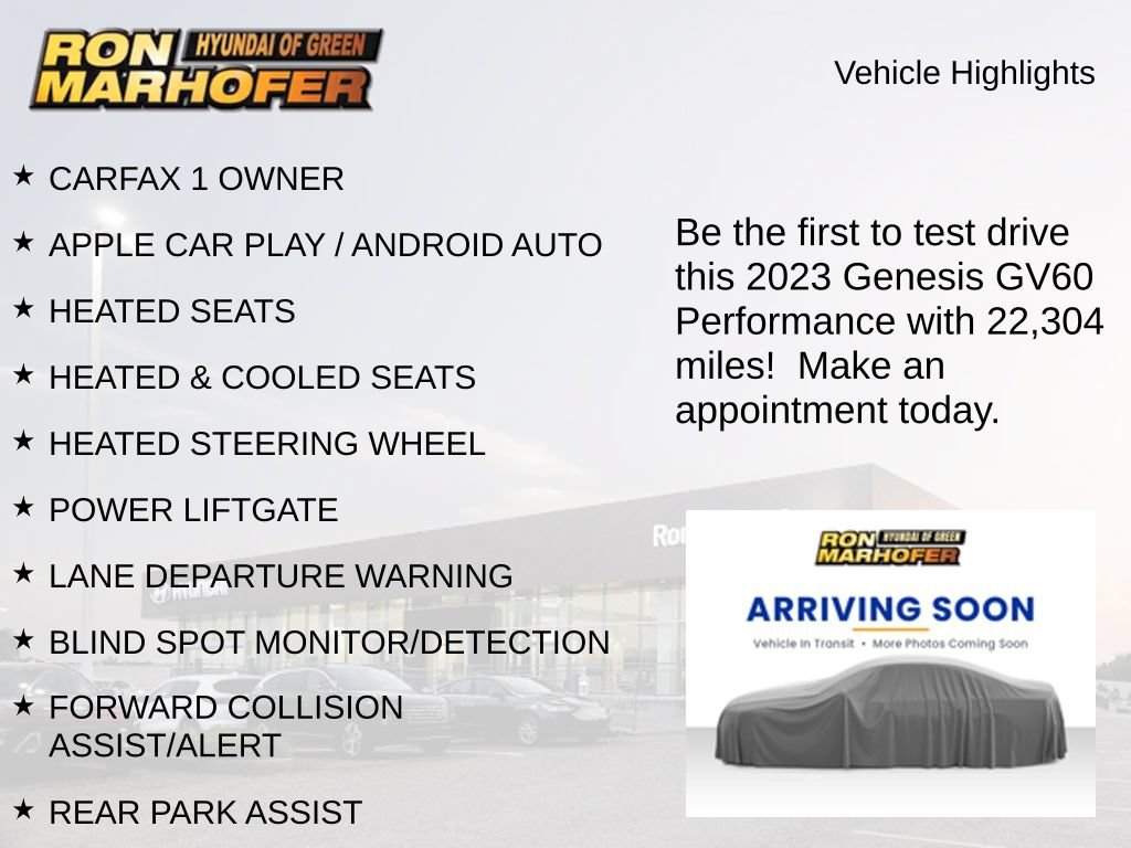 Used 2023 Genesis GV60 Performance AWD/4WD image 2
