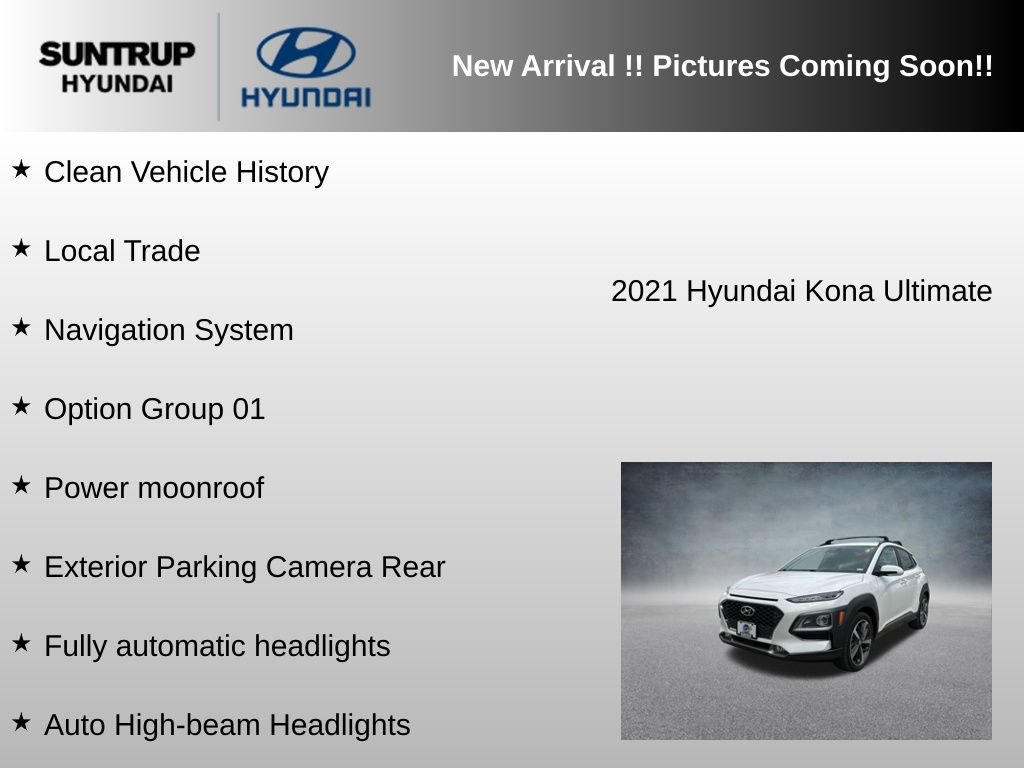 Used 2021 Hyundai Kona Ultimate FWD image 6