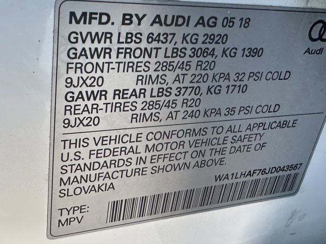 Used 2018 Audi Q7 2.0T Premium Plus image 48