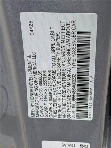 Certified 2025 Acura TLX w/ Technology Package FWD image 23