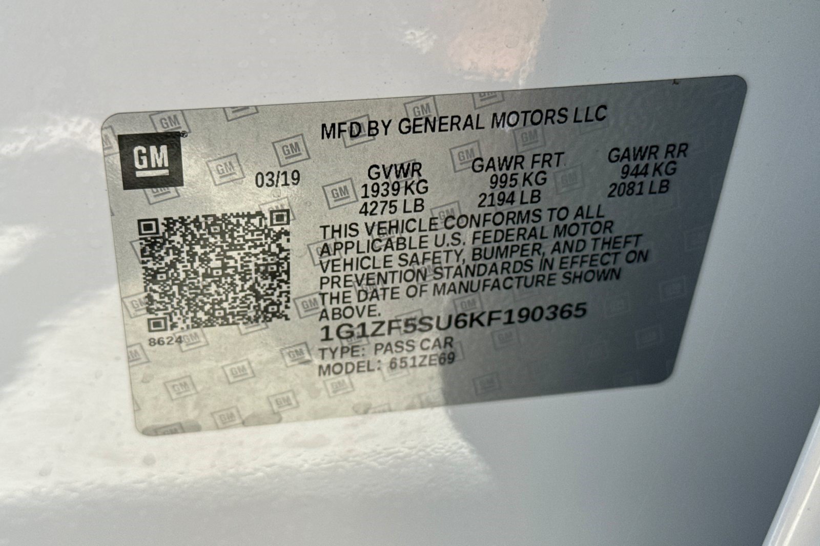 Used 2019 Chevrolet Malibu Hybrid w/ Leather Package FWD image 28