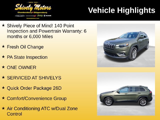 Used 2019 Jeep Cherokee Latitude Plus w/ Comfort/Convenience Group AWD/4WD image 7