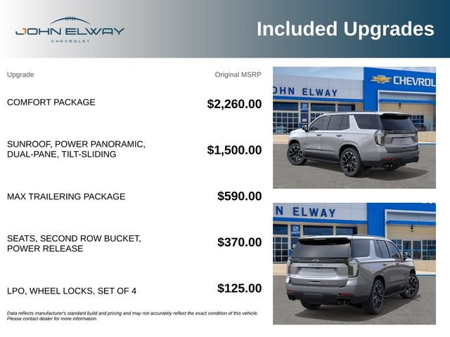 New 2026 Chevrolet Tahoe RST w/ Comfort Package AWD/4WD image 2