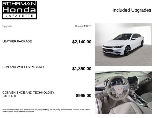 Used 2018 Chevrolet Malibu LT w/ Leather Package image 4