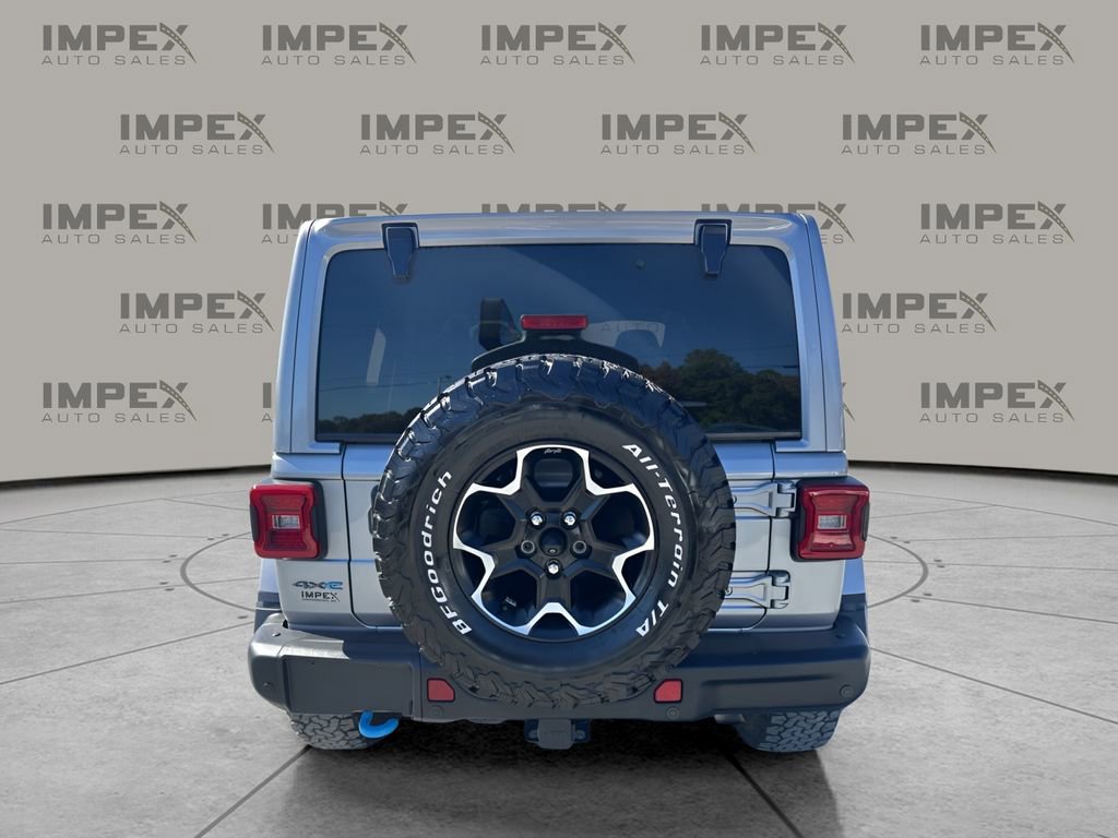 Used 2021 Jeep Wrangler Unlimited Rubicon 4xe w/ Steel Bumper Group image 4