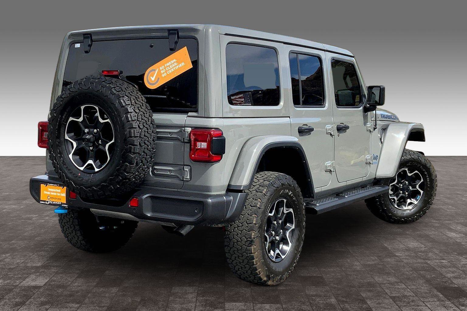Certified 2022 Jeep Wrangler Unlimited Rubicon 4xe w/ Safety Group image 13