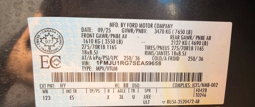 Used 2025 Ford Expedition Tremor AWD/4WD image 24